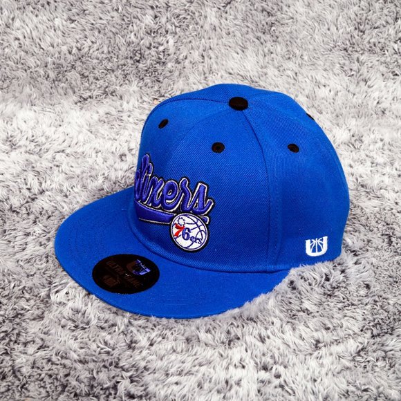 Philadelphia 76ers Trucker Hat 47 Blue Trawler Clean Up Cap Sixers Eagles - Picture 4 of 10